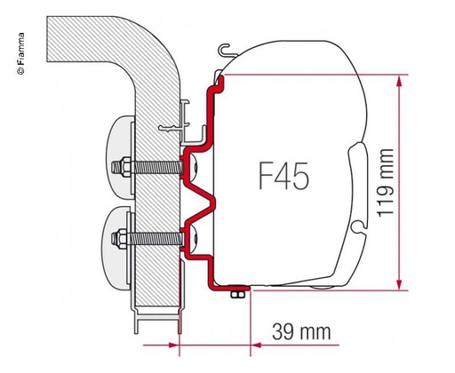 [REIMO-43426] HymerCamp Fiamma Adaptör Kiti