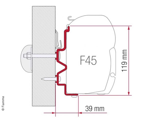 [REIMO-434742] Rapido 4,5 90dF-10 Tente Adaptörü