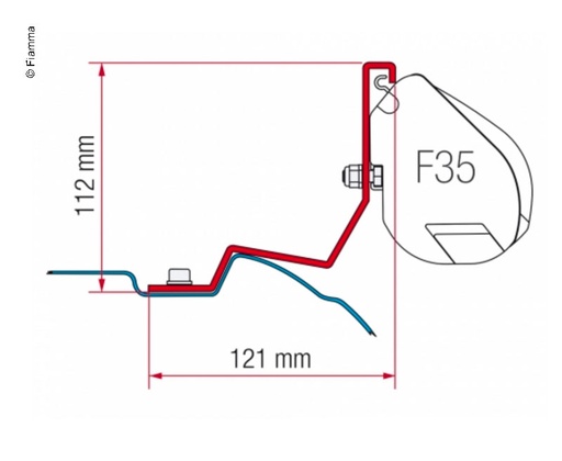 [REIMO-434743] F35Pro 270 Privacy Room Tente Adaptörü