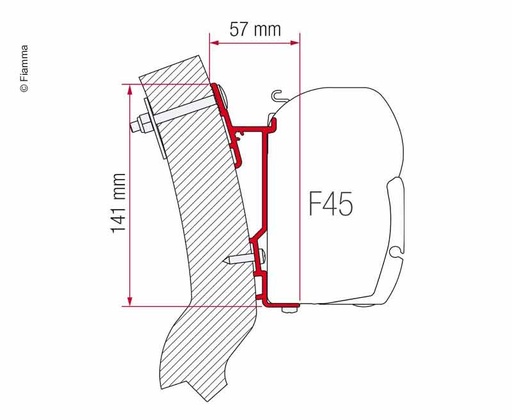 [REIMO-434745] Wingamm Oasi300 Tente Adaptörü