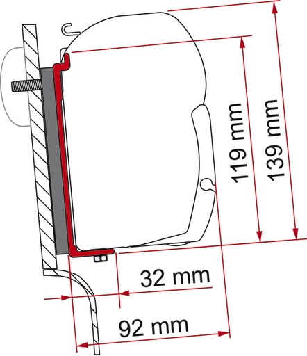 [REIMO-43483] Tente Adaptörü Westfalia