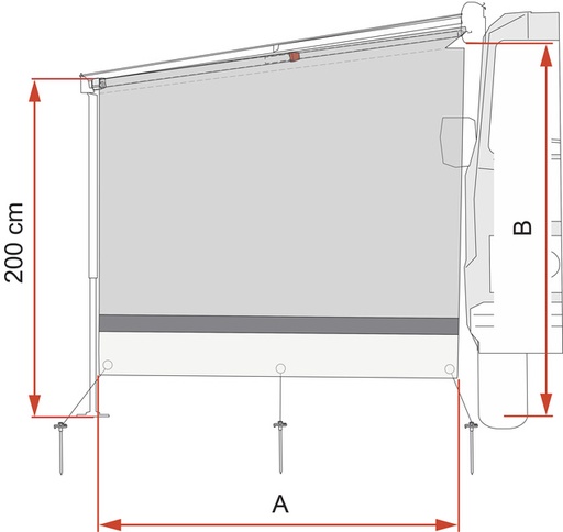[REIMO-434922] Sun View Yan Panel 230 cm