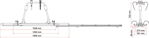 [REIMO-436802] Fiamma Carry-Bike Garage Slide Bisiklet Taşıyıcı
