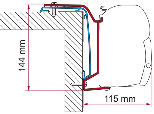 [REIMO-440597] Montaj Adaptörü Rapido 4m Seri S6