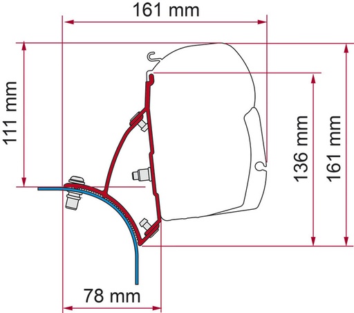 [REIMO-440599] Kit VW T5/T6 Kaldırılabilir Tavan DB