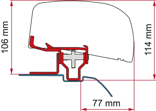 [REIMO-440619] Adaptör F40van NV200