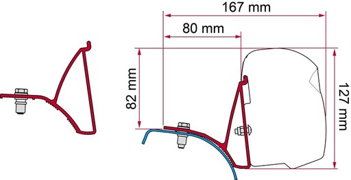 [REIMO-440713] Adapter F43 Trafic,Vivaro Trafic ve Vivaro için F43 Adaptörü
