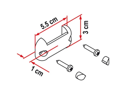 [REIMO-441773] Organizer için Tutucu Dirsek 2'li
