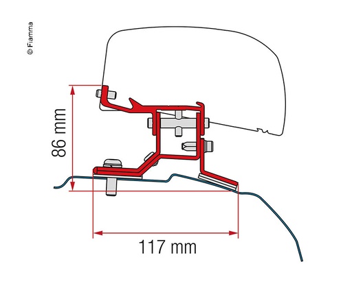 [REIMO-443000] Adapter Kit für F40van RL