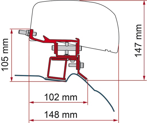 [REIMO-44337] Adapter Kit für F40van Bl