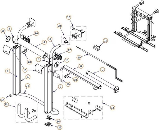 [REIMO-443518] Bike Lift El Krankı
