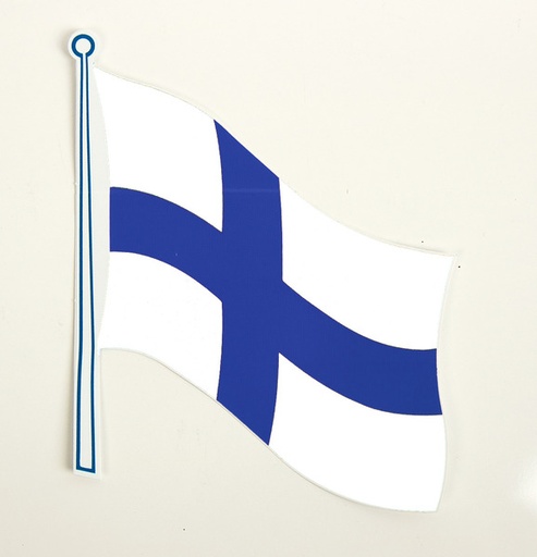 [REIMO-464305] Finlandiya Bayrağı Etiketi