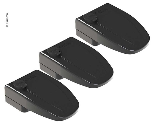 [REIMO-467456] Dış Kapı Kilidi Siyah 3'lü Set