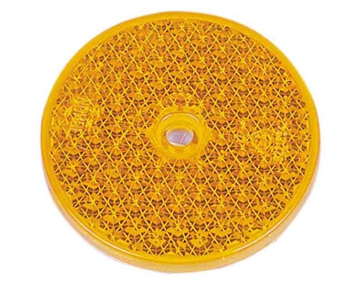 [REIMO-46851] Sarı Yuvarlak Reflektör 72 mm Dökme
