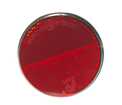 [REIMO-46861] Kırmızı Yuvarlak Yapışkanlı Reflektör 72