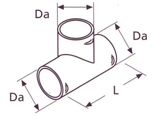 [REIMO-480621] 90 mm Boru İçin T Parçası