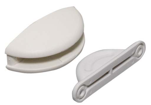 [REIMO-532503] Kapı tutucu 2 adet beyaz plastik