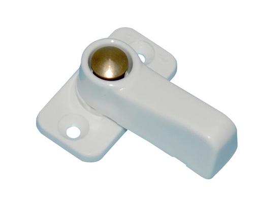 [REIMO-532542] Çevirmeli mandal plastik beyaz blister