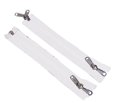 [REIMO-55070] Çadır Fermuarı Beyaz 2 Adet Çift 260 cm