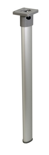 [REIMO-57005] Üstten Ekoslu Masa Ayağı 675mm Gümüş