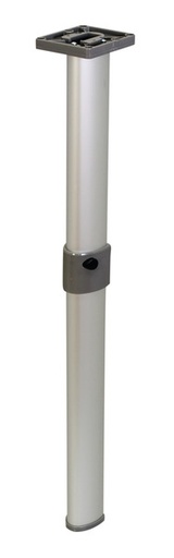 [REIMO-57006] Ortadan Ekoslu Masa Ayağı 675mm Gümüş