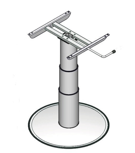 [REIMO-571061] Tek Sütunlu Asansörlü Masa 320-695 mm