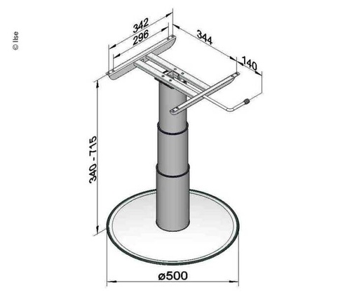 [REIMO-57157] Tek Sütunlu Kaldırma Masası
