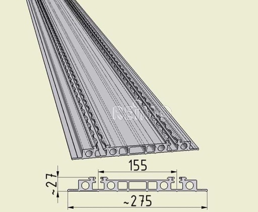 [REIMO-593791] Eurositz çift kayar kızak 3m