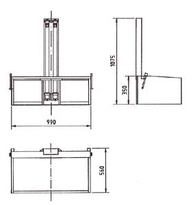 [REIMO-59560] 3 Nokta Emniyet Kemerli İskelet 990 mm