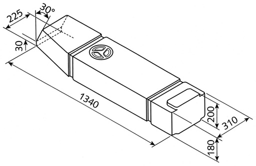 [REIMO-61002] Temiz/Atık Su Deposu VW T2 60L