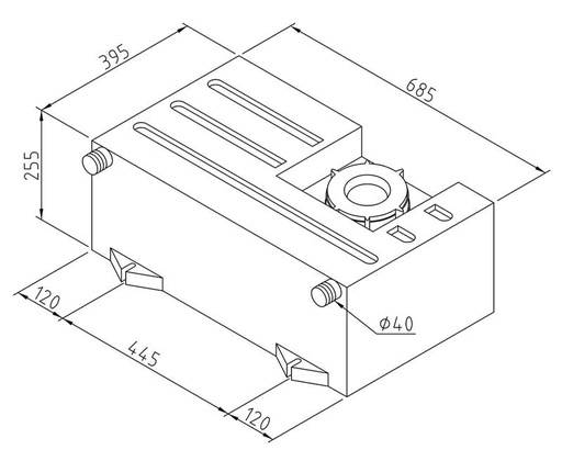 [REIMO-611000] Su Tankı 60L