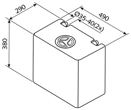 [REIMO-61107] Su Tankı 50L Üniversal 4-01