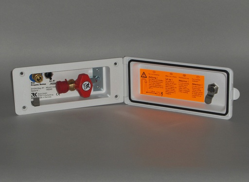 [REIMO-63211] Gaz ve su için servis kapağı, üniversal beyaz
