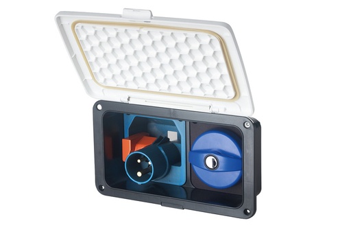 [REIMO-63252] Çiftli dolum ağzı gövdesi ve kapak, beyaz