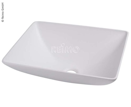 [REIMO-64055] Köşeli Lavabo 350x260 Beyaz