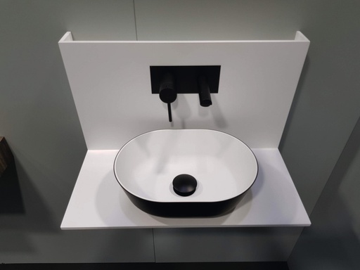[REIMO-64061] Oval Lavabo 350x260 İki Renkli