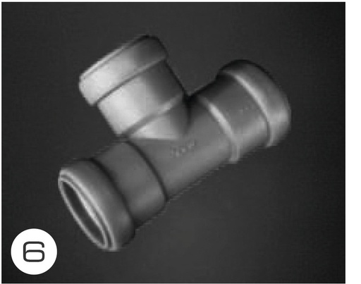[REIMO-65133] 28 mm Boru İçin 90° T Parça