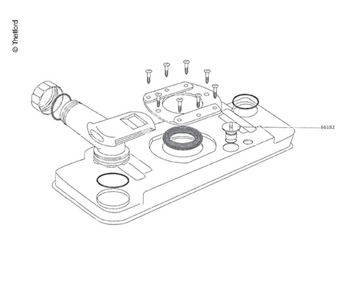 [REIMO-66182] Atık Su Tankı Sürgü Düğmesi C2-4