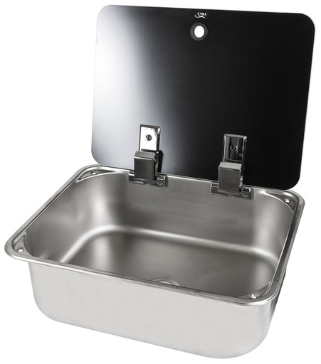 [REIMO-70571] Cam Kapaklı Paslanmaz Evi