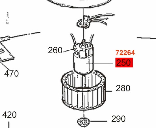 [REIMO-72264] E40 12V DC motor