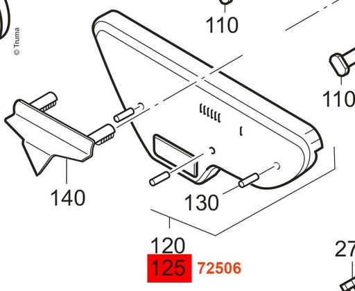 [REIMO-72506] Motor Kapak Plakası 'B' SER
