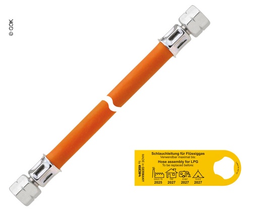 [REIMO-75139] Gaz Hortumu 1,5 m her iki ucu sol SB