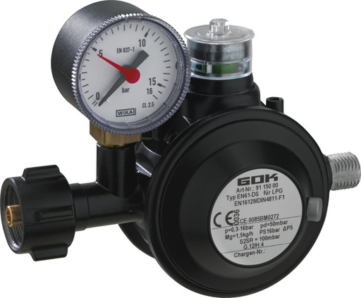 [REIMO-75461] Mangal için 1,5 kg 50 mbar Gaz Regülatörü