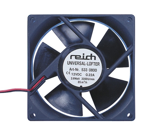 [REIMO-81110] Parazit filtreli köşeli 12V vantilatör