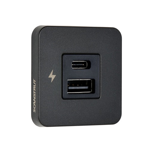 [REIMO-820150] USB-A/C TILE 10 Şarj Priz Ünitesi