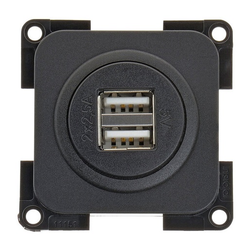 [REIMO-820768] Çiftli USB Şarj Prizi, Blister Paket