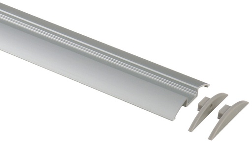 [REIMO-829992] LED Profil Alüminyum Yarım Yuvarlak