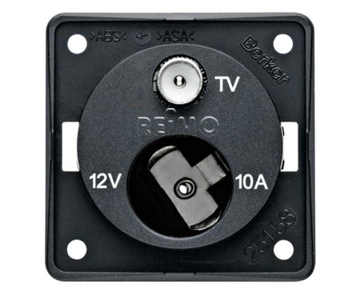 [REIMO-83161L] Antrasit TV Anteni ve 12V Soket