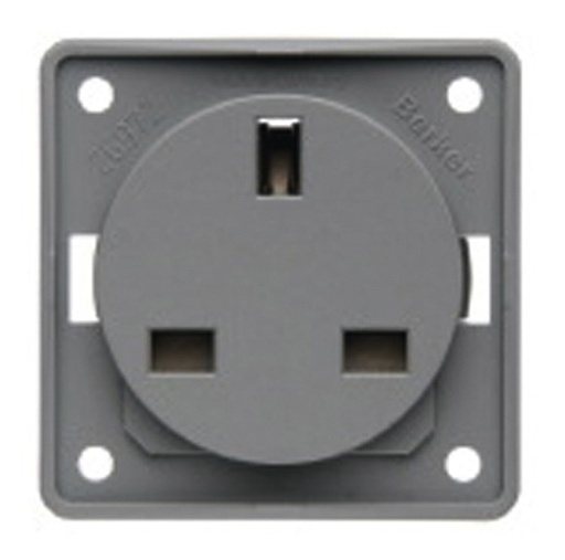 [REIMO-83199] UK Tip Ankastre 230V Priz Açık Gri Blister