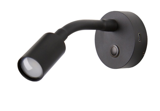 [REIMO-83640] Esnek LED Spot, Siyah USB-C
